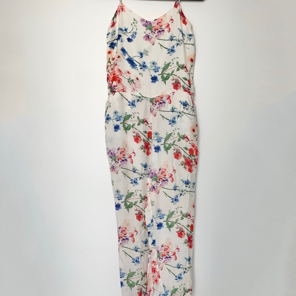 Theory Floral silk jumpsuit - Picture 4 of 7